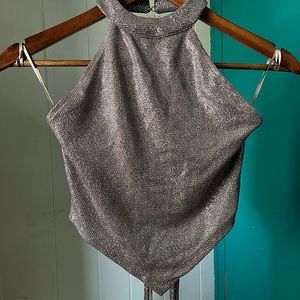 Topshop cropped blouse made for a girls night out.